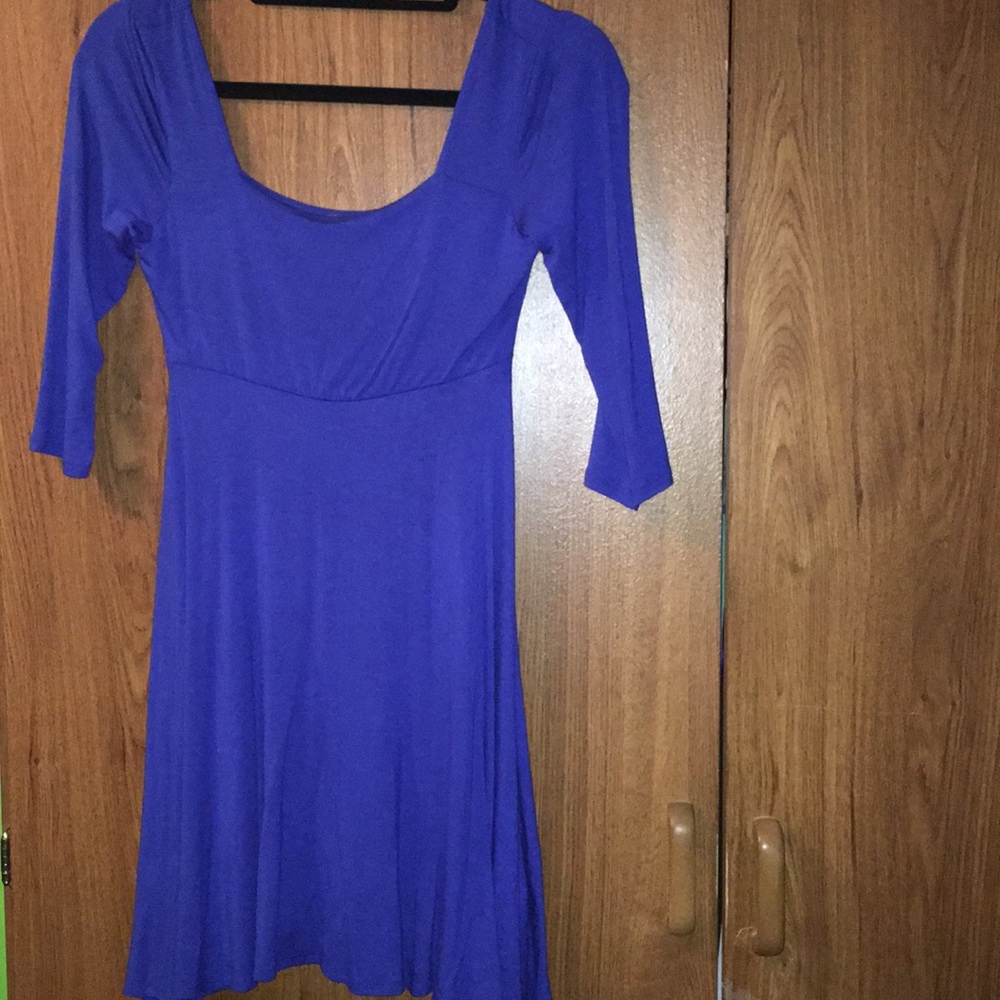 Blue dress
